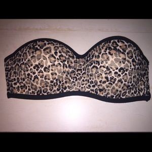 VS PINK leopard bandeau